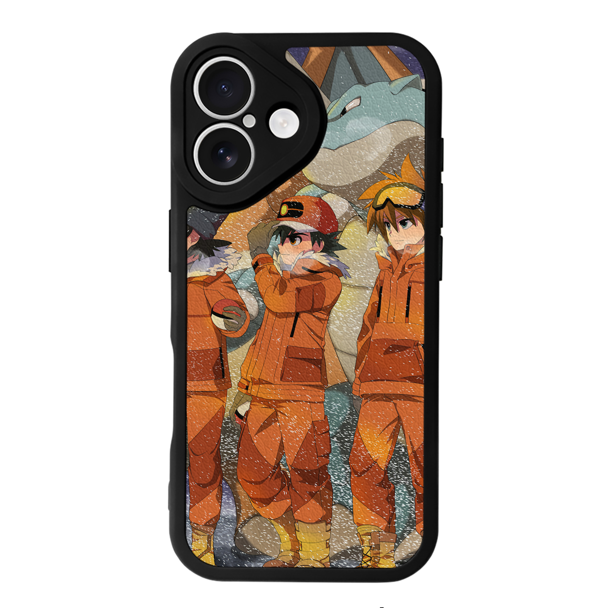 （画像用） ポケットモンスター Pokémon 【iPhone 16シリーズ対応】シリコンスマホケース（レザー調） 材質：シリコン